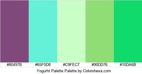 Yogurht Palette Colors Logo