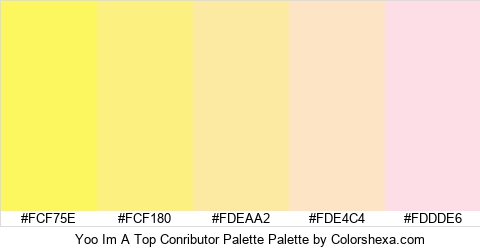 Yoo Im A Top Conributor Palette Colors Logo
