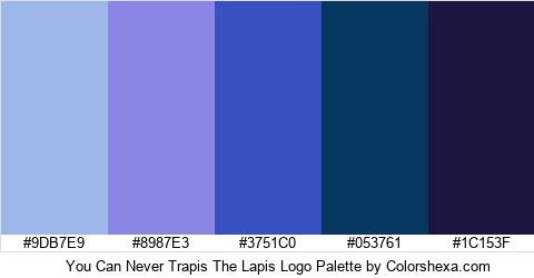 You Can Never Trapis The Lapis Logo Colors Logo