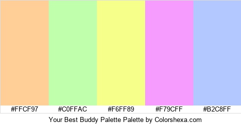 Your Best Buddy Palette Colors Logo