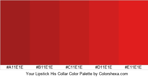 Your Lipstick His Collar Color Colors Logo