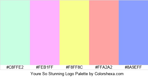 Youre So Stunning Logo Colors Logo