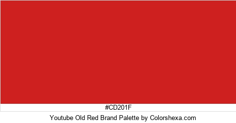 Youtube Old Red Brand Colors Logo