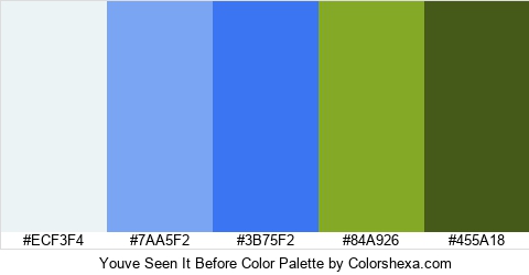 Youve Seen It Before Color Colors Logo