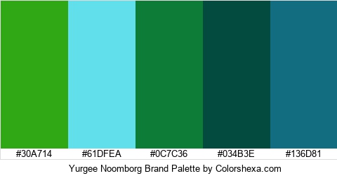 Yurgee Noomborg Brand Colors Logo