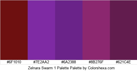 Zelnara Swarm 1 Palette Colors Logo