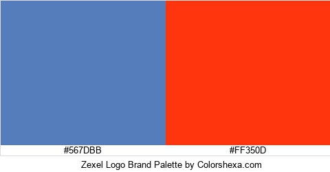 Zexel Logo Brand Colors Logo