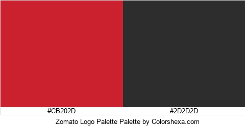 Zomato Logo Palette Colors Logo