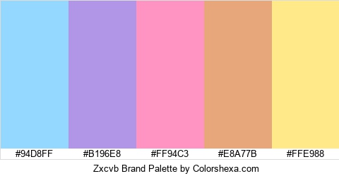 Zxcvb Brand Colors Logo
